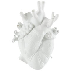 Seletti "Love in Bloom" Porcelain Heart Vase