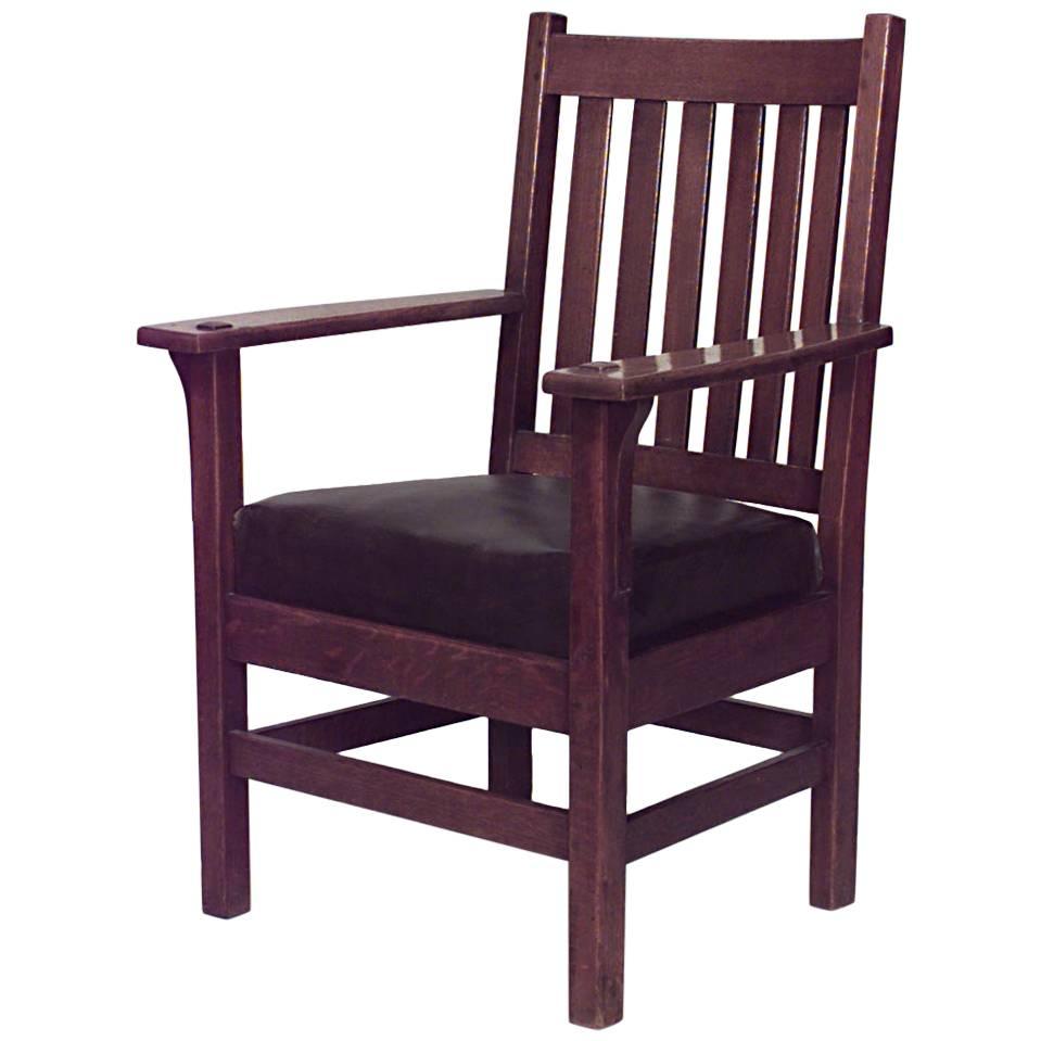 American Mission Oak Arm Chair