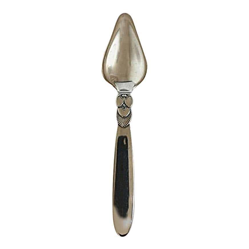 Georg Jensen Cactus Sterling Silver Triangular Fruit Spoon #075 For ...