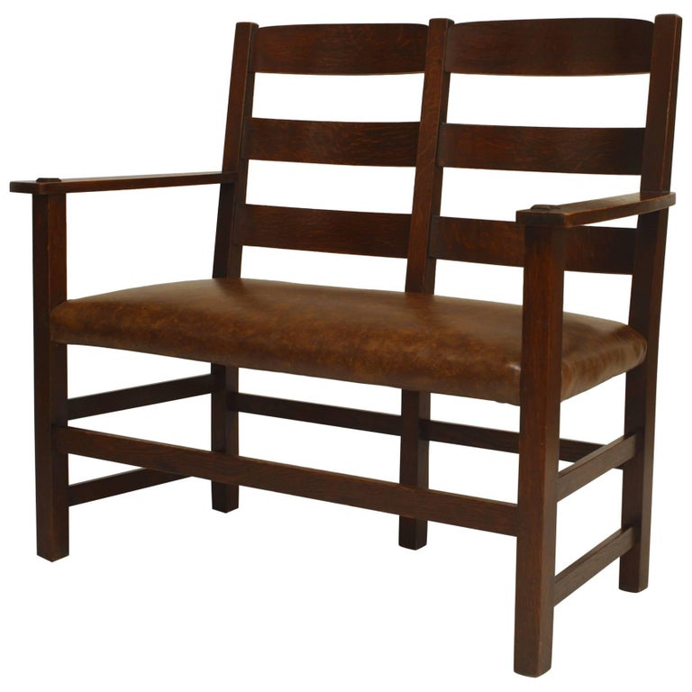 American Mission Brown Leather Seat For Sale at 1stDibs mission love