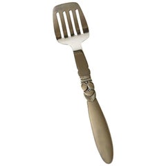 Georg Jensen Cactus Herring Fork #216 in Sterling Silver and Stainless Steel