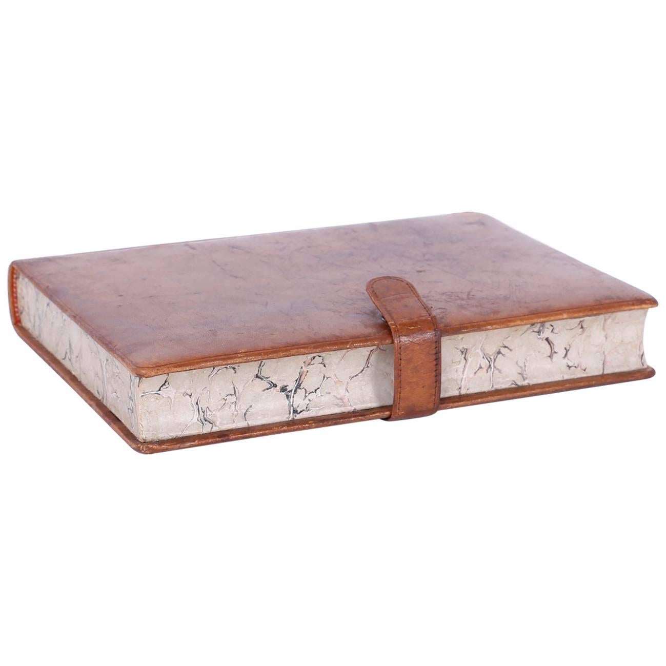 Faux Book Leather Jewelry Box
