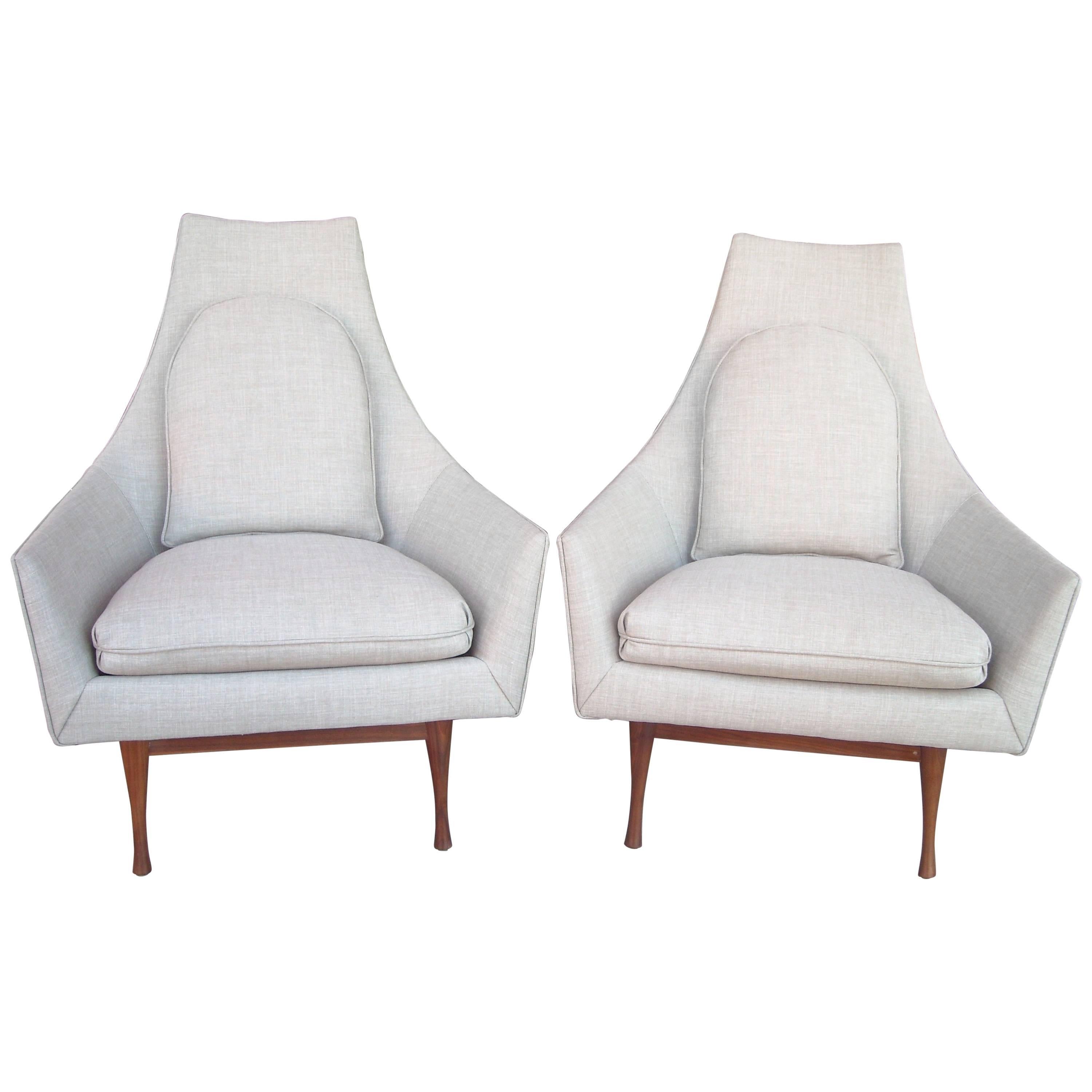 Paul McCobb Symmetric Group Lounge Chairs by Widdicomb