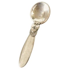 Georg Jensen Sterling Silver Cactus Salt Spoon