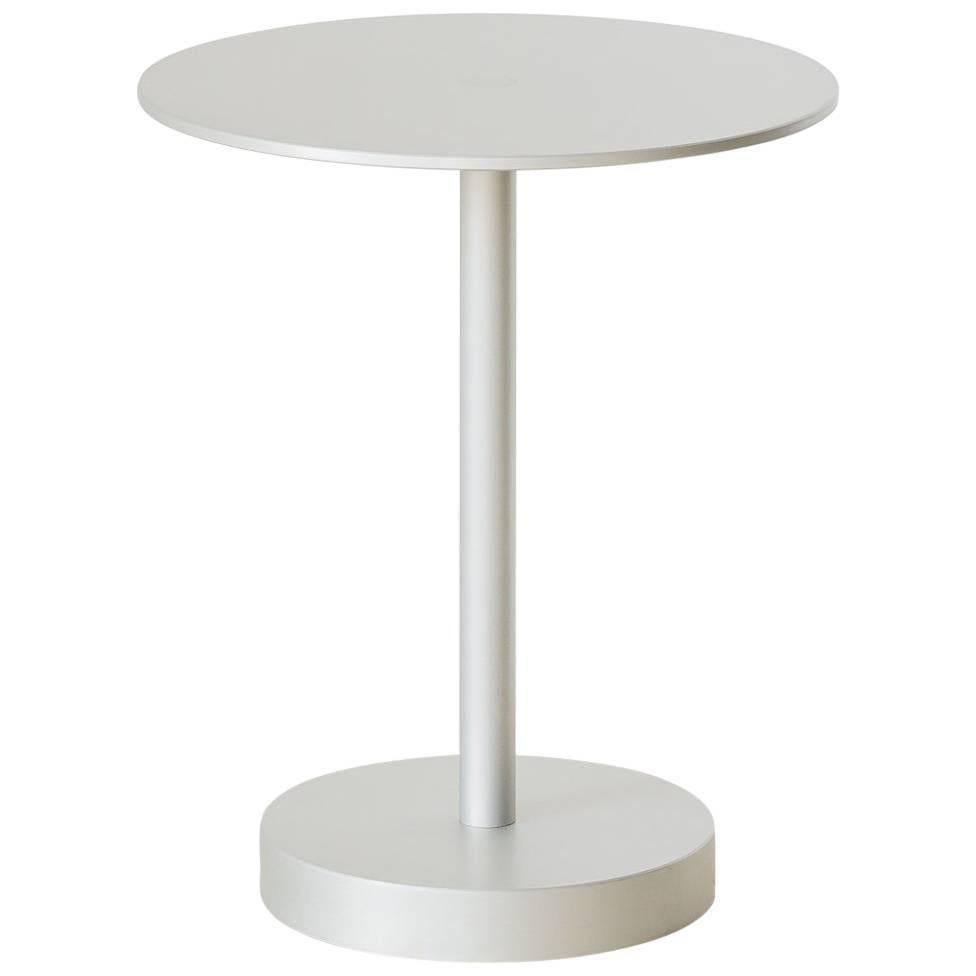 Contemporary Strata Side Table in Anodized Aluminium by Fort Standard
