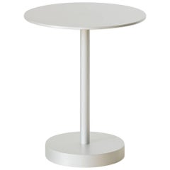 Contemporary Strata Side Table in Anodized Aluminum by Fort Standard, in Stock