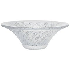 Lalique Glycines Hollow Bowl Clear Crystal