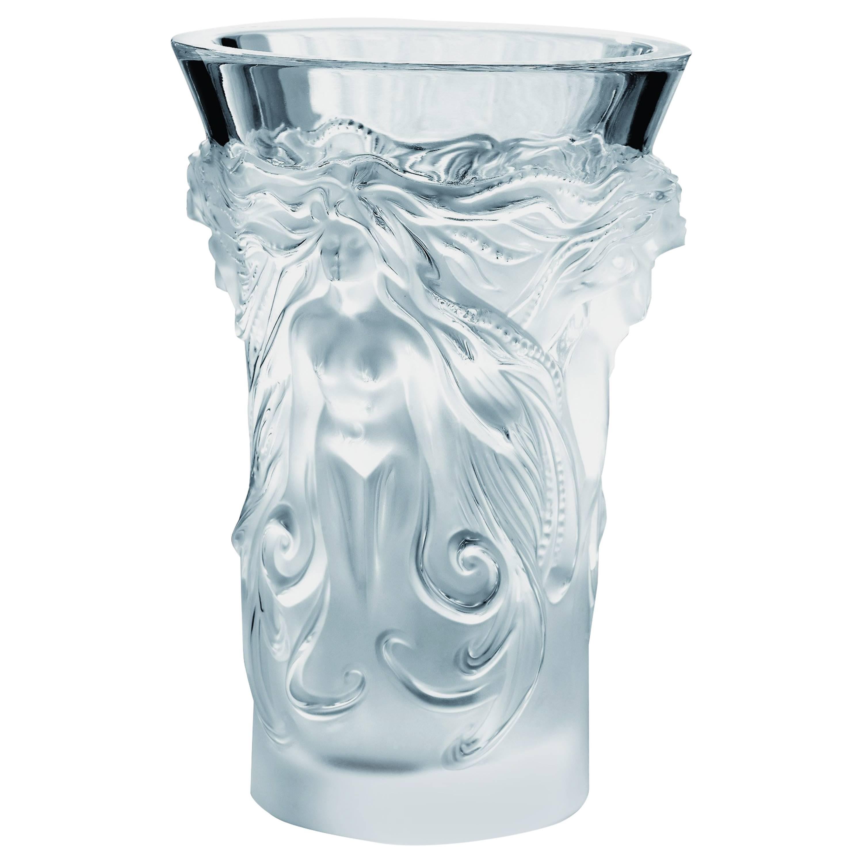 Lalique Fantasia Vase Clear Crystal