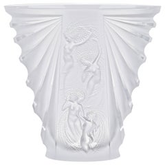 Lalique Naiades Vase Clear Crystal