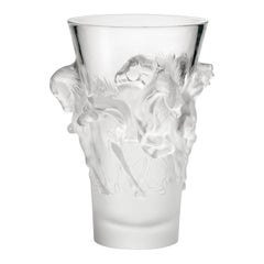 Lalique Equus Vase Clear Crystal Limited Edition 999