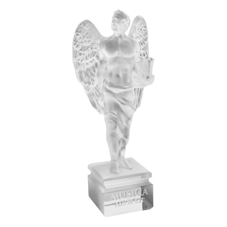 Lalique Music Is Love Angel Limited Edition 999 Clear Crystal For Sale at  1stDibs