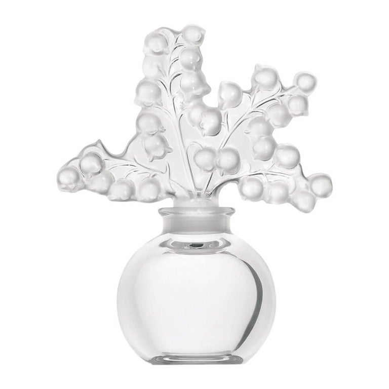 Lalique Clairefontaine Perfume Bottle in Clear Crystal For Sale at 1stdibs