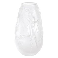 Lalique Nymphea Bud Vase Clear Crystal