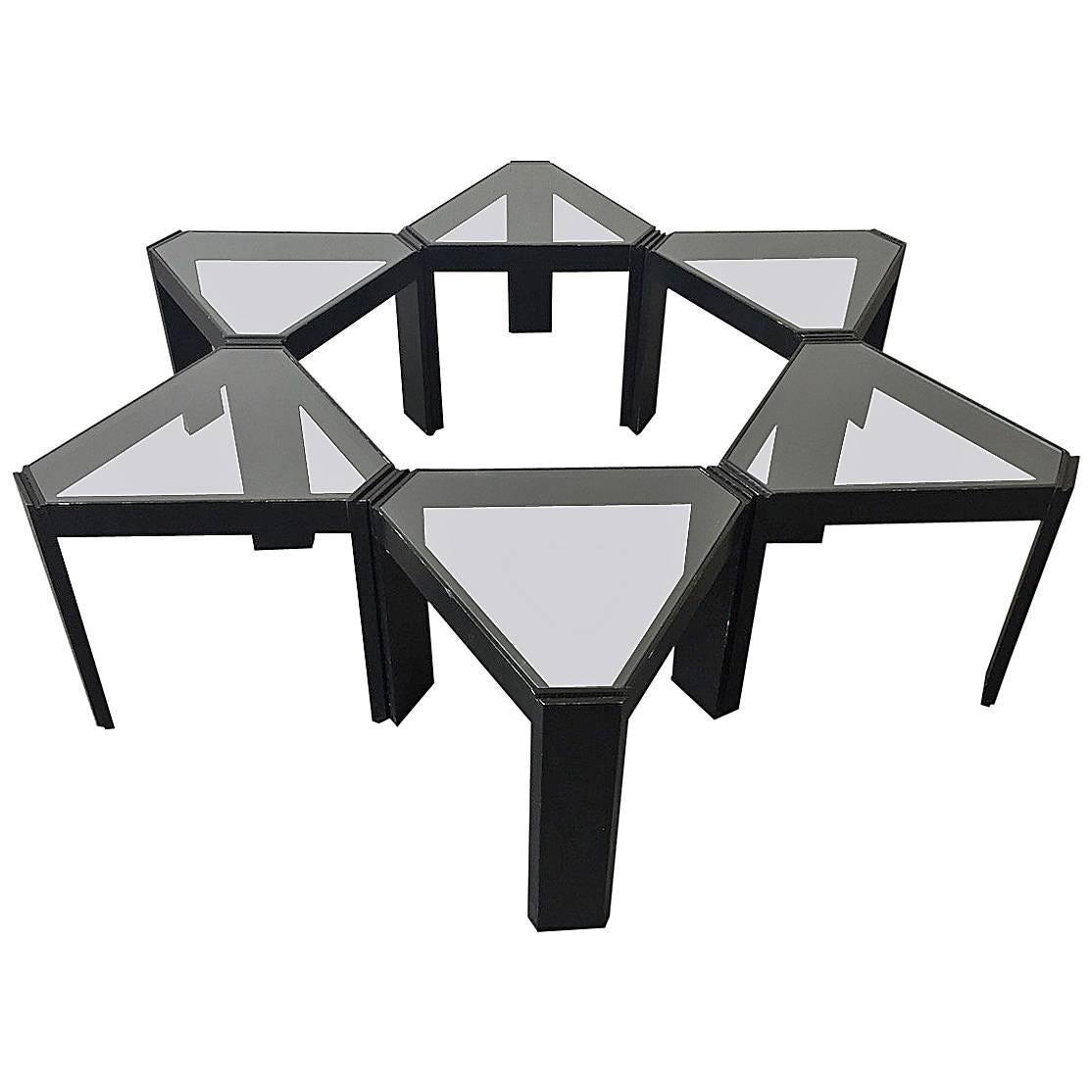 Porada Arredi Geometric Stackable Nesting Tables