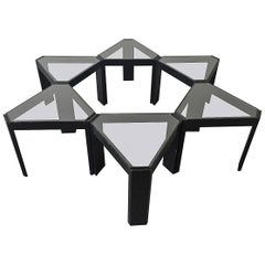 Used Porada Arredi Geometric Stackable Nesting Tables