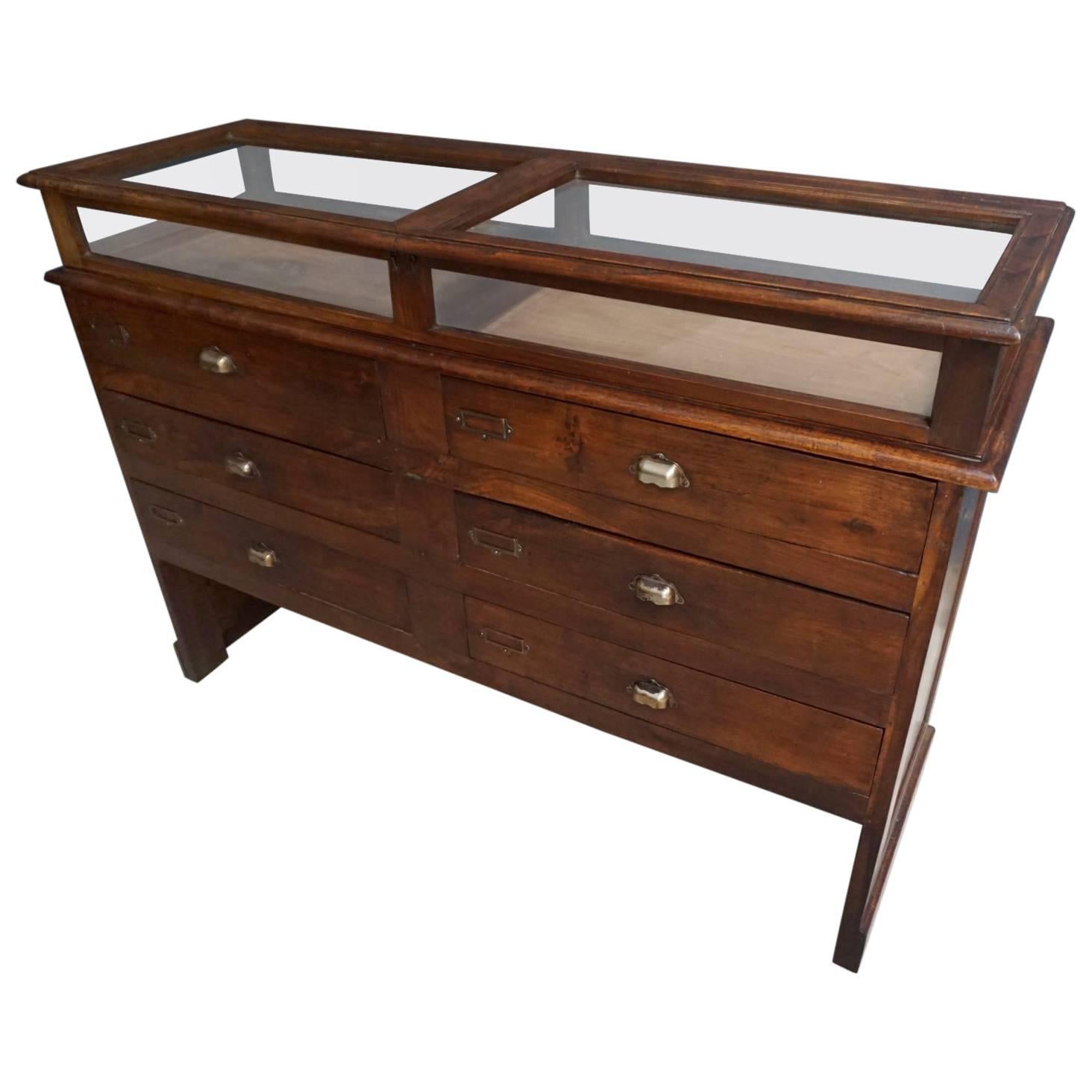 Antique Steel and Glass Apothecary at 1stdibs