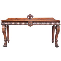 19th Century Mahogany Hall Table
