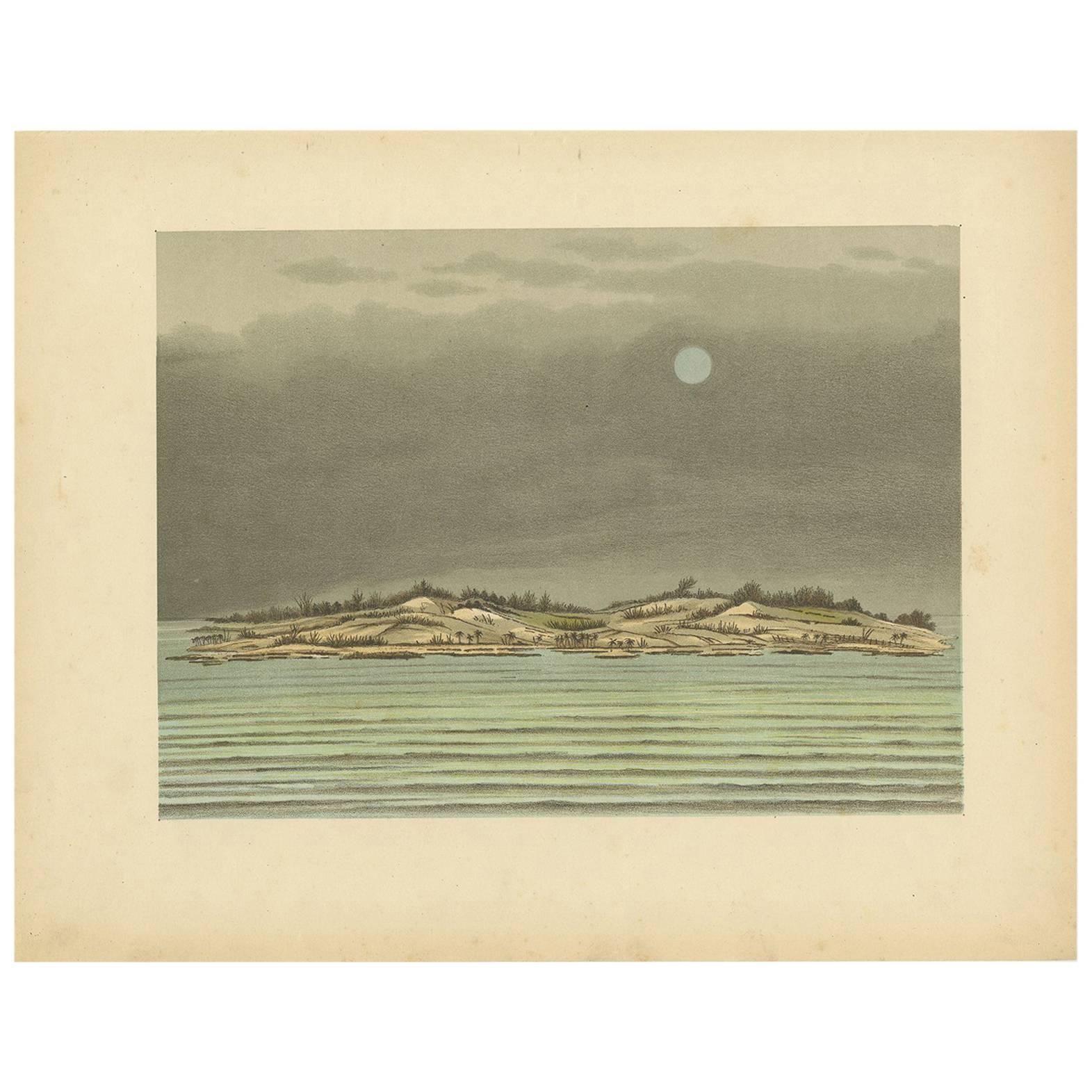 Antique Print of Tanjung Belimbing by M.T.H. Perelaer, 1888 For Sale