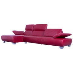 Koinor Volare Leather Corner Sofa Red Function