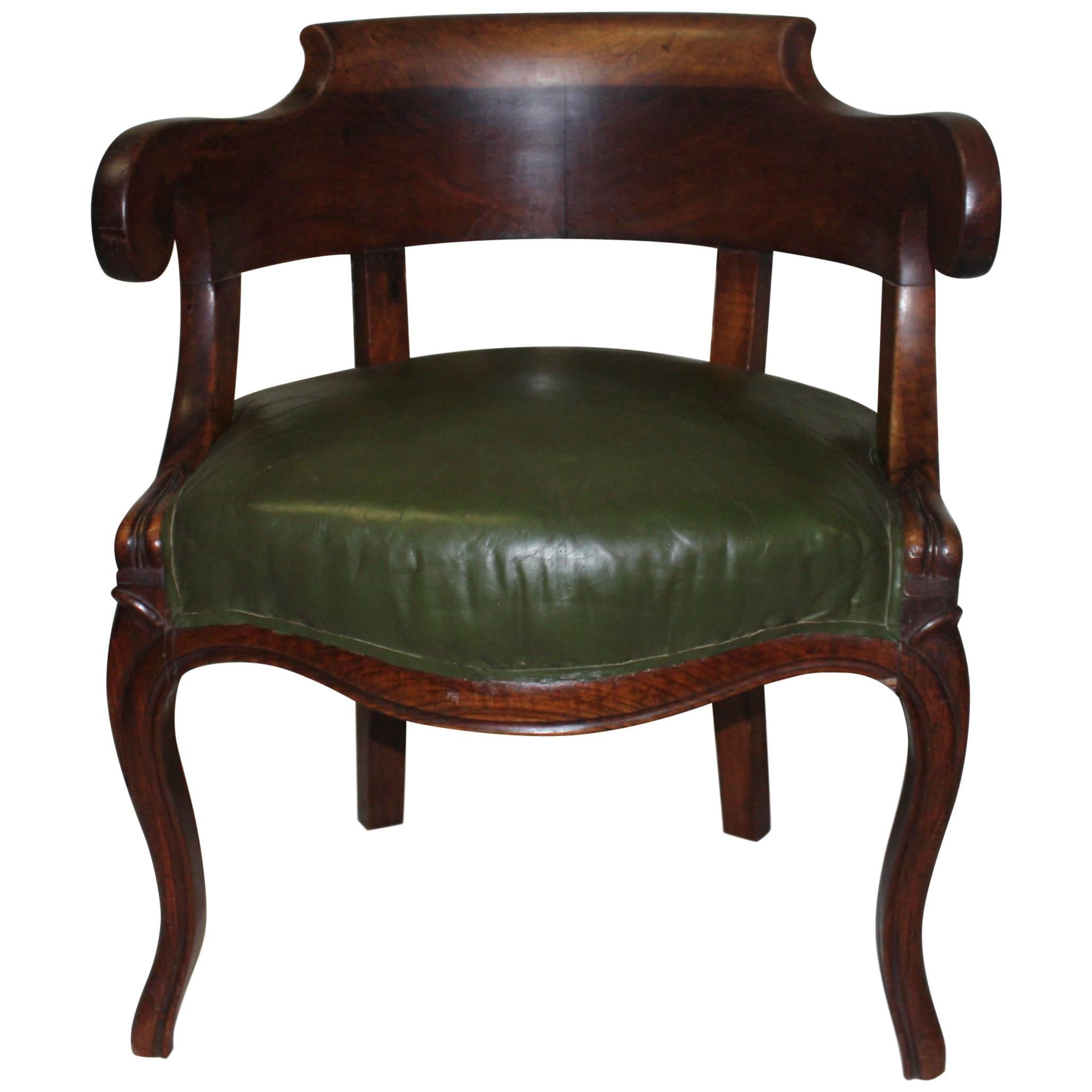 1940S Art Deco Desk Chair From French Governmental Institute For 1940S Art Deco Desk Chair From French Governmental Institute For