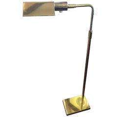 Vintage Koch & Lampadaire de lecture Lowy en laiton