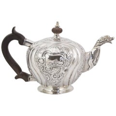Antique Moscow 1768 Silver Sterling Tea Pot by Cemenov