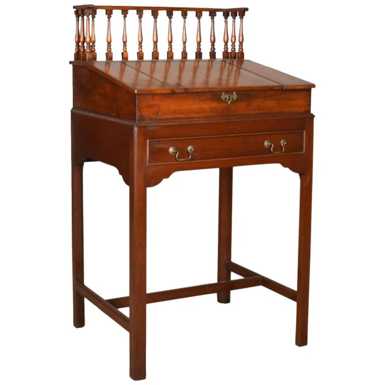 Antique Clerks Writing Desk English Victorian Gany Tall Antique Clerks Writing Desk English Victorian Gany Tall Bureau Circa 1870 For