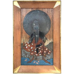 Japanese Elegant Kanon Painting Gifted by Emperor 