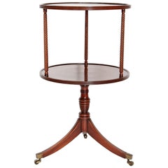 Late 18th Century George III Tiered Dessert Table of Mahogany