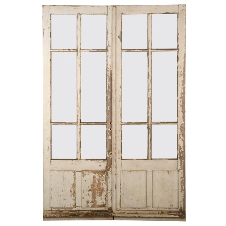 Antique Pair of French Doors from the Provence, circa 1800s at 1stDibs
