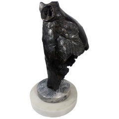 Owl Bronze Sculpture by Heriberto Júarez