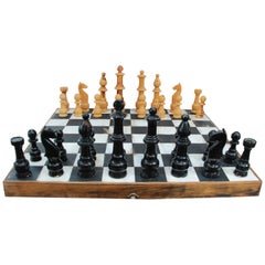 Antique Jumbo Chess Set