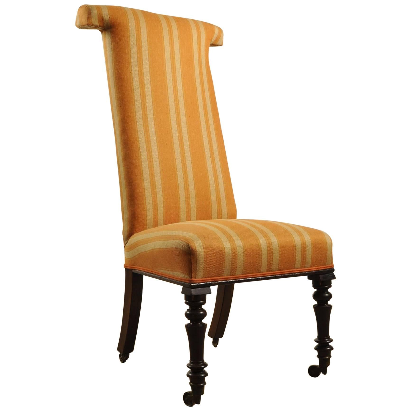 Victorian Prayer Chair For Sale