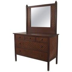 American Rustic Mission Oak Dresser