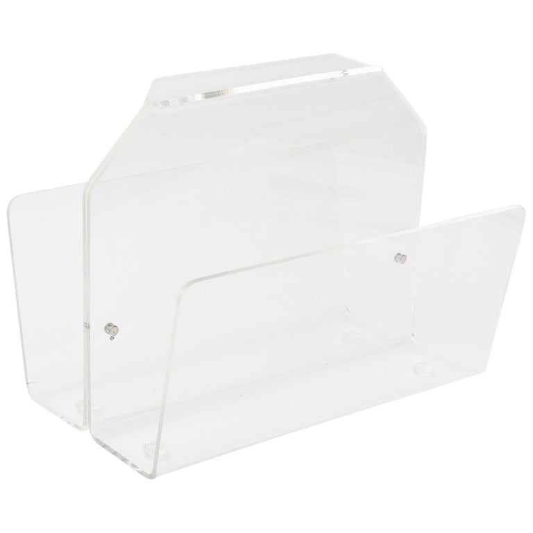 Brass And Lucite Magazine Holder For Sale At 40stdibs Classy Lucite Magazine Holder Brass And Lucite Magazine Holder For Sale At 40stdibs Classy Lucite Magazine Holder