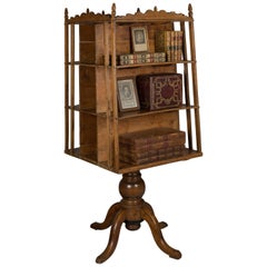 Antique 19th Century French Rotating Bookshelf