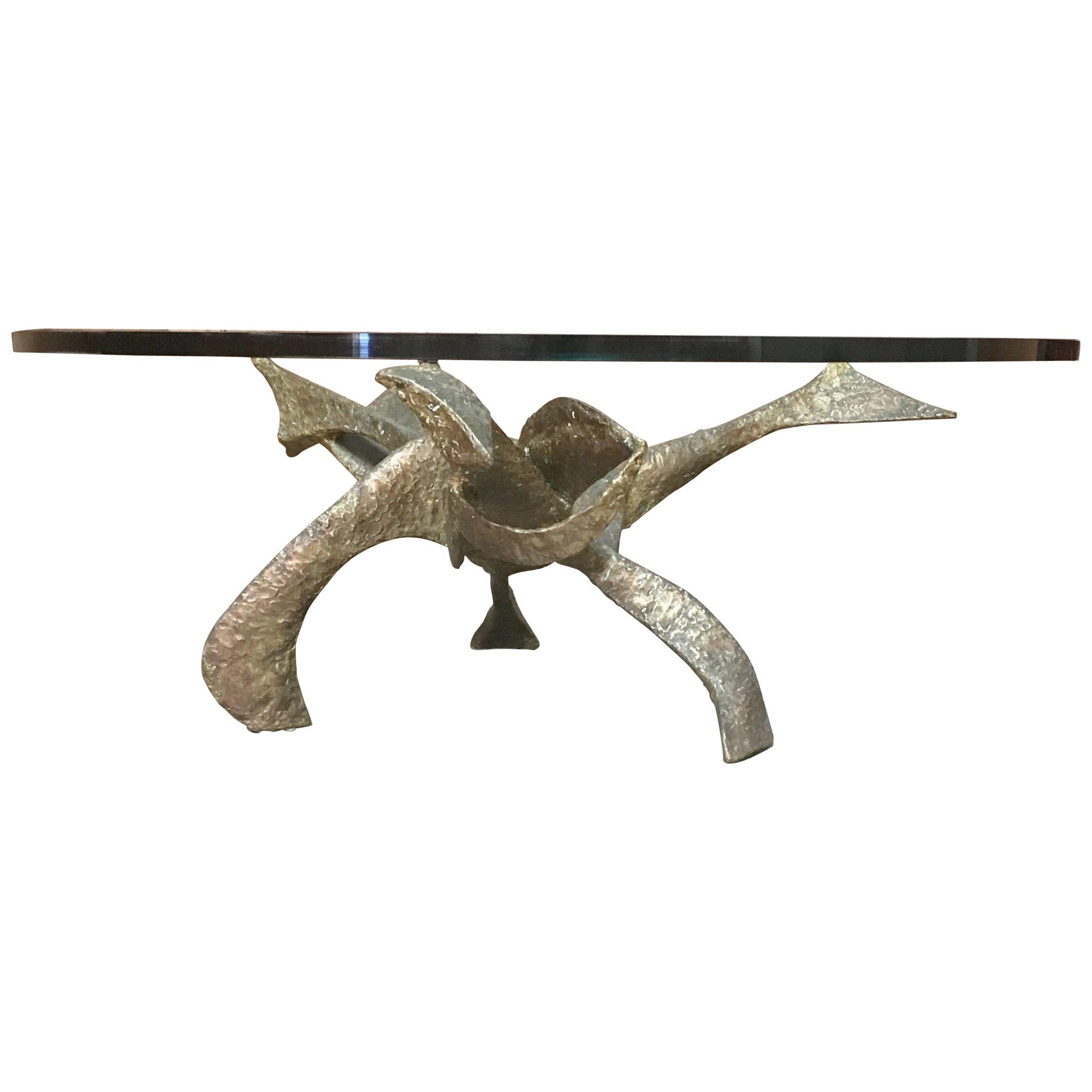 Abstract Bronze Coffee Table