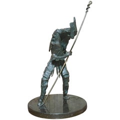 Abstract Bronze Sculpture of Don Quixote