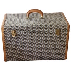 Retro Goyard Jewelry Case, Goyard Trunk