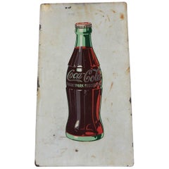 1950s Coca Cola Advertising Porcelain Sign