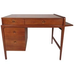 Mid-Century Desk with Side Extension by John Van Koert for Drexel