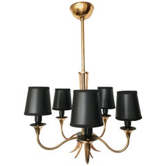 Maison Lunel Five-Light Chandelier