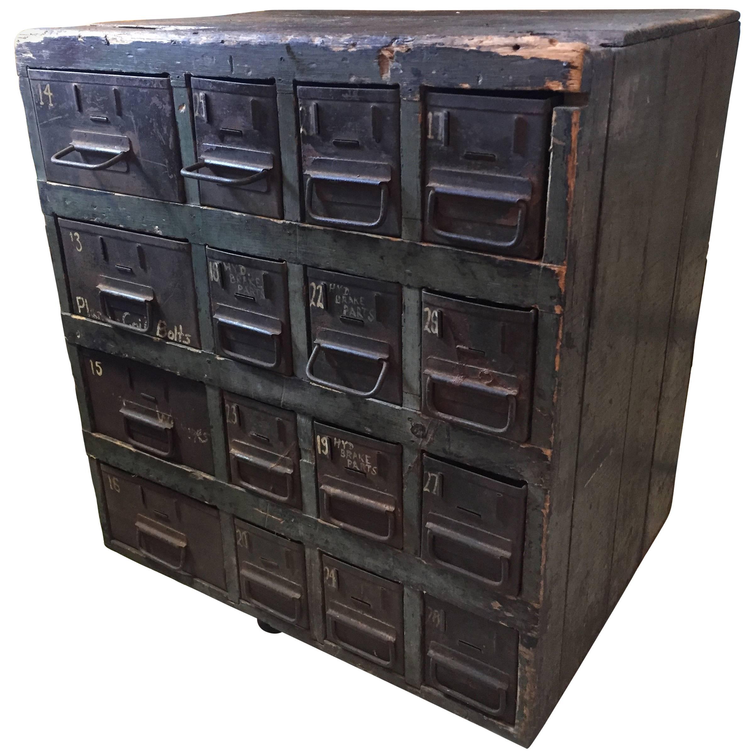 Industrial Multi Drawer Cabinet, 1930