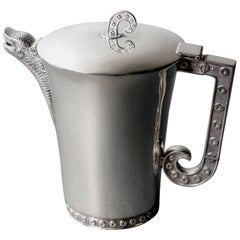 Rare and Stunning Sterling Silver Pitcher by Tane Orfebres