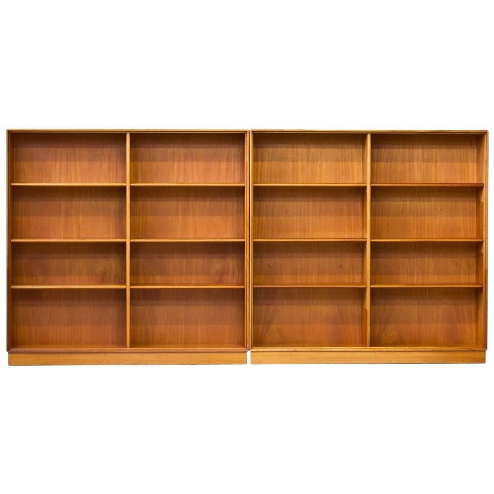 Pair of Teak Bookshelves by Bertil Fridhagen for Bodafors, Sweden, 1962