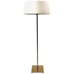 Excellent Double Bulb Brass Floor Lamp by Stewart Ross James for Hansen