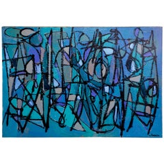 Anerkannter San Diego Künstler Kenneth Joaquin Acryl auf Leinwand mit dem Titel "Sea Moons"