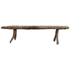 Primitive Mesquite Bench from Mexico