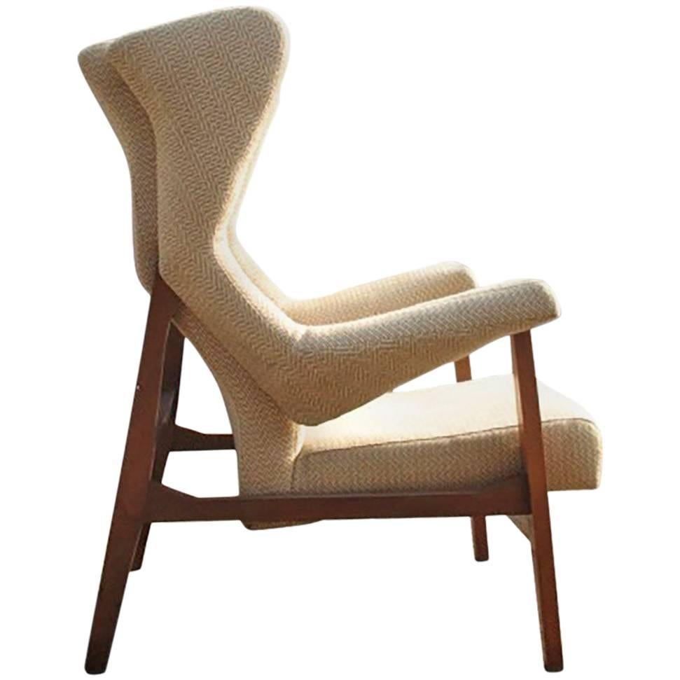 Franco Albini Rare Fiorenza Lounge Chair, Arflex, Milano, 1956