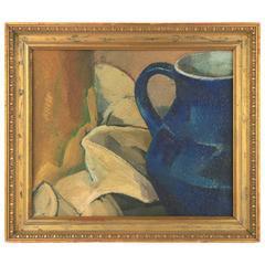 Blue Pitcher Still Life Painting 5